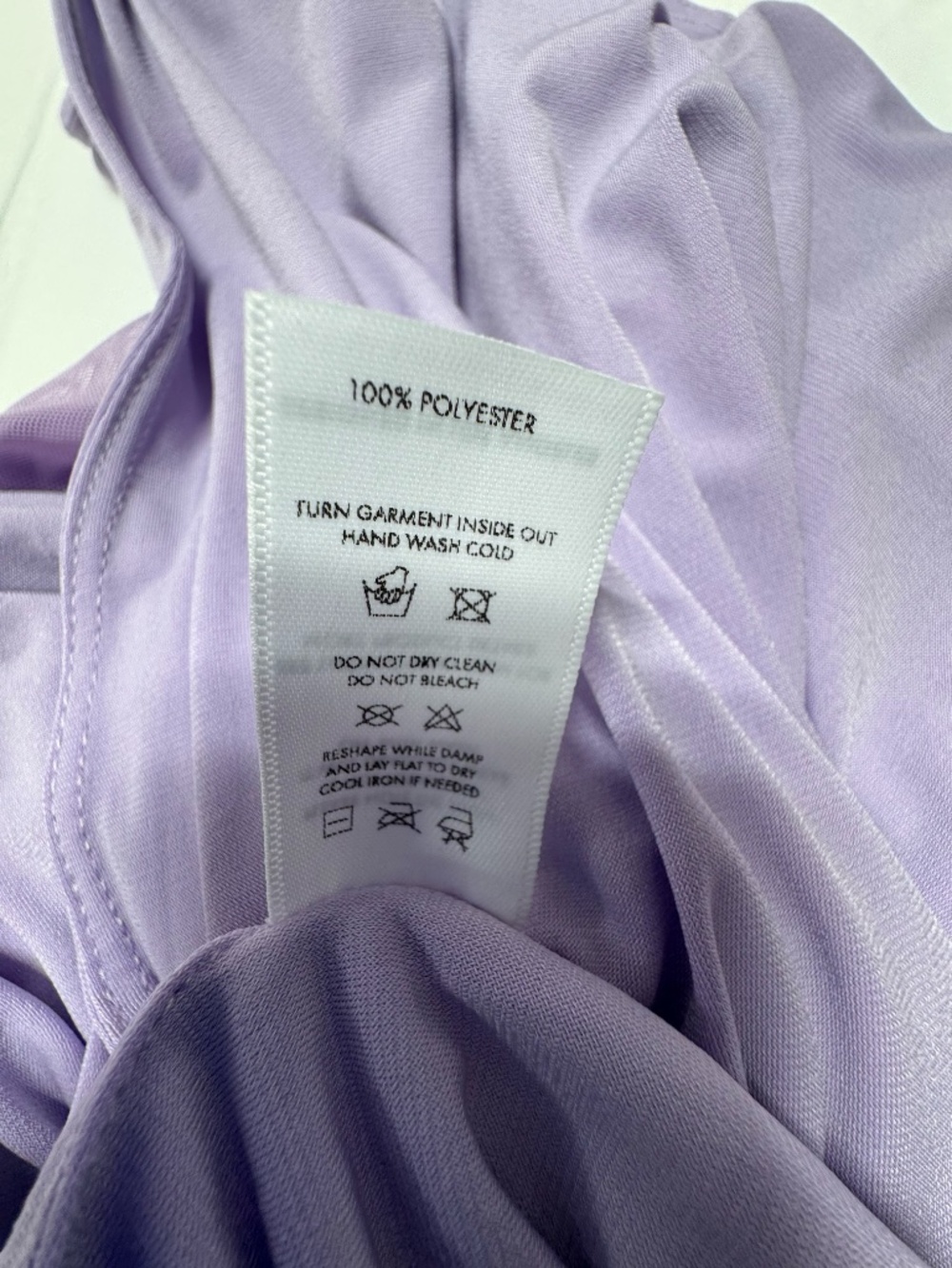 Lucy in the Sky- Rhinestone Strap Maxi Dress in Lilac -Size S- NEW Without Tags. - Picture 12 of 13